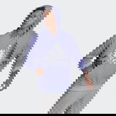 Mikina adidas Performance Sportswear Mikina Essentials Summer Pack Lightweight Single-Dye Fialová | HE9700, 3