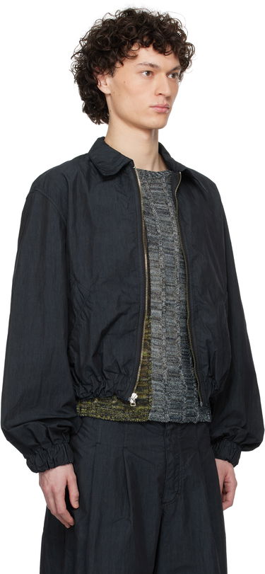 Bomber bunda Eckhaus Latta Eckhaus Latta Flight Jacket Čierna | 1227-EL-PS25-A - ANTHRACITE, 1