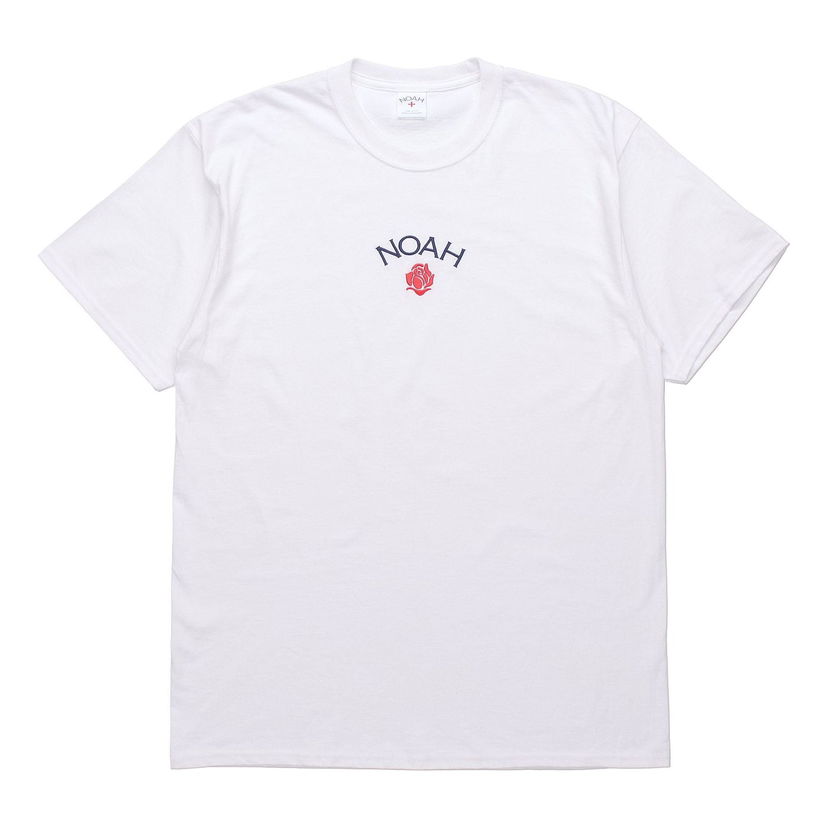 Tričko Noah NOAH Rose Logo Tee Biela | T27FW20-WHITE