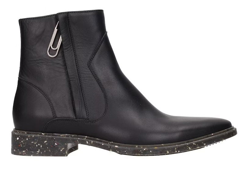 Tenisky a topánky Off-White Paperclip Zip-up Ankle Boots Black Čierna | OMIA178F21LEA0021010, 0