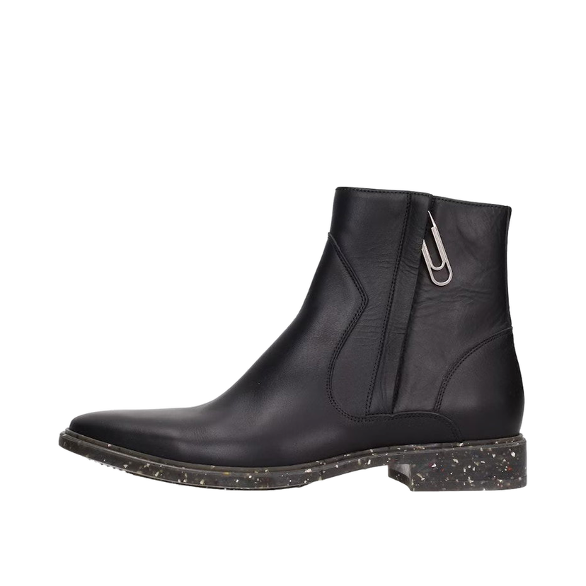 Tenisky a topánky Off-White Paperclip Zip-up Ankle Boots Black Čierna | OMIA178F21LEA0021010