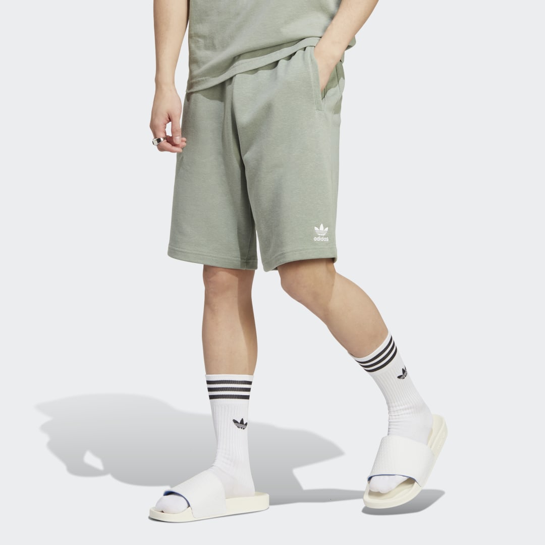 Šortky adidas Originals Essentials+ Made With Hemp Shorts Zelené | HR2964, 0