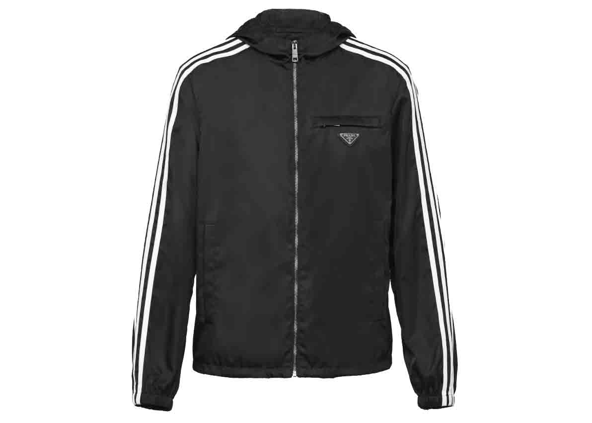 Bunda adidas Originals adidas for Prada Re-Nylon Hooded Track Jacket Black Čierna | SGB964_1WQ8_F0002_S_212, 0