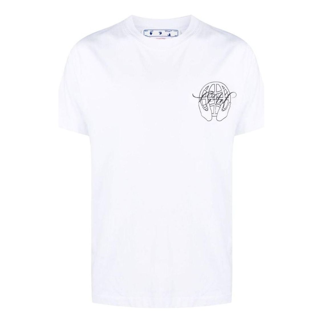 Tričko Off-White Slim Graphic T-Shirt Biela | OMAA027S23JER0070110, 0