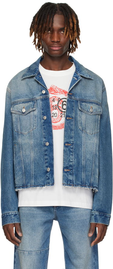 Bunda Maison Margiela MM6 Maison Margiela Sports Denim Jacket Modrá | SH0AM0026 M30018, 0