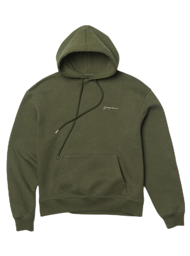 Mikina Jacquemus Le Brode Embroidered Logo Zelené | 226JS310-2120-560