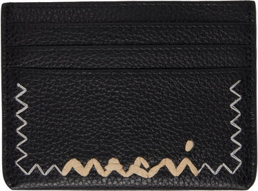 Peňaženka Marni Marni Stitched Card Holder Čierna | PFMO0115U1 P6533, 0