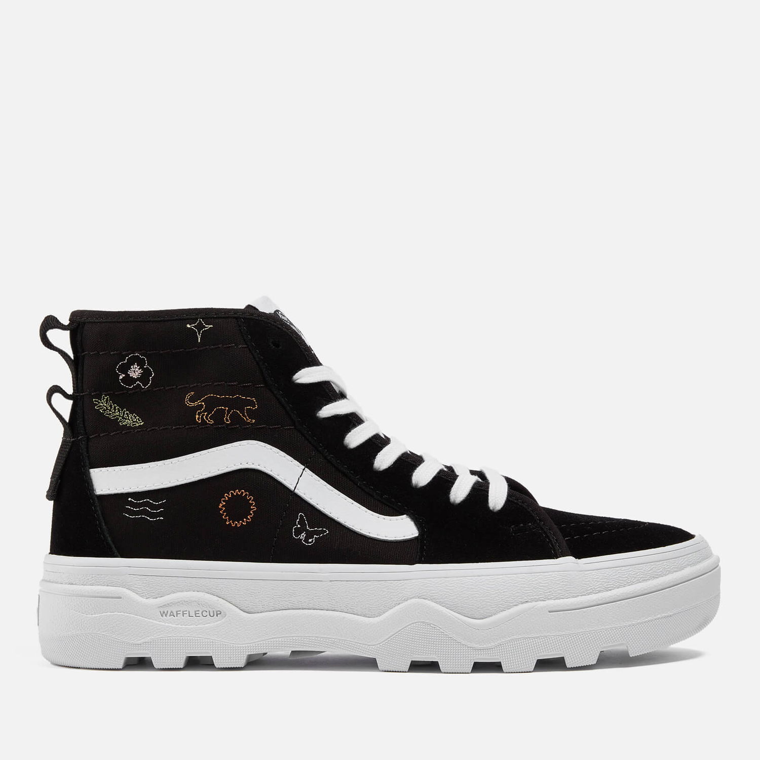 Tenisky a topánky Vans Women's Embroidered Sentry Sk8-Hi Suede Trainers Čierna | VN0A4BVWBM8, 0