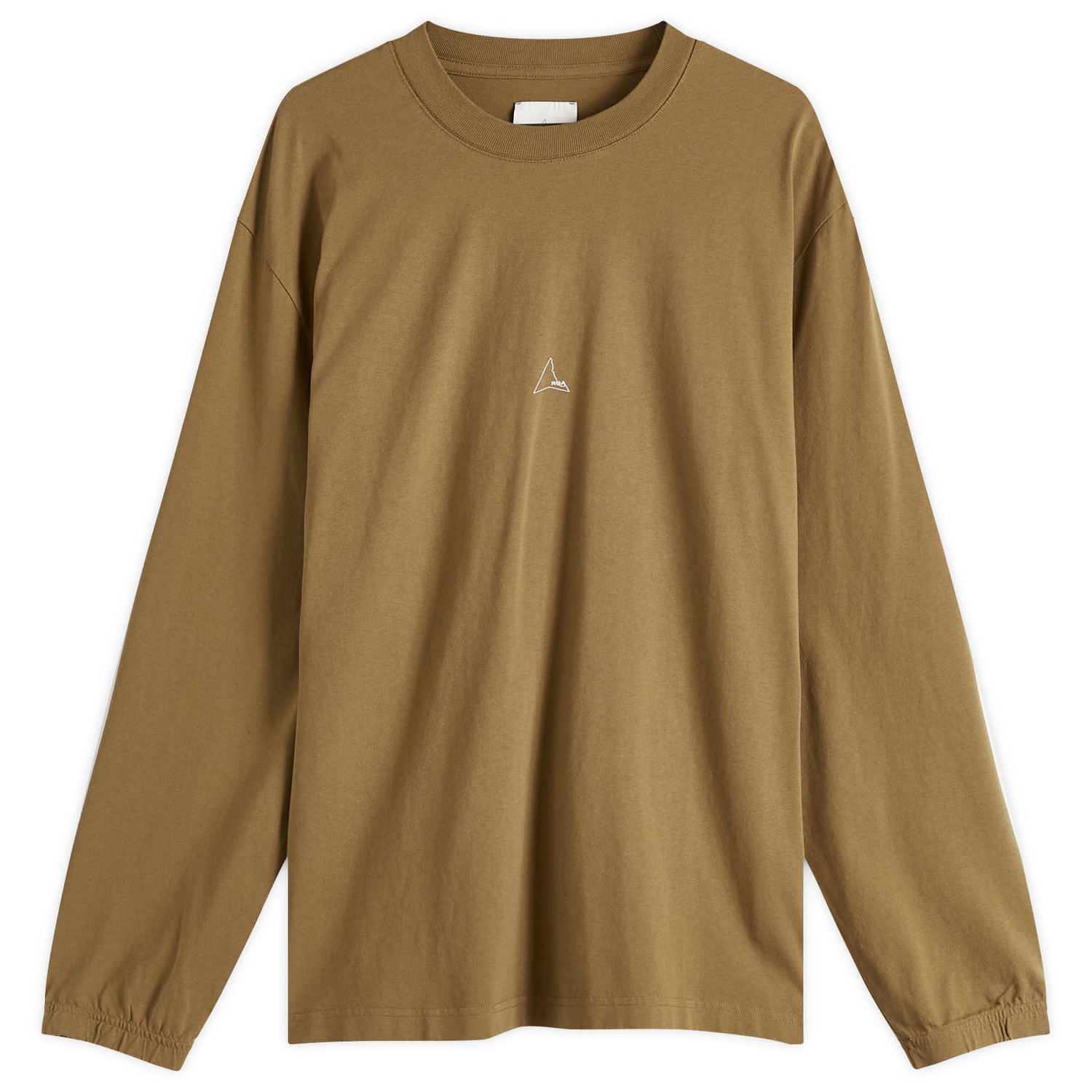 Tričko ROA ROA Logo Long Sleeve T-Shirt, Size Large Hnedá | RBMW0399JY35-BRW0043, 1