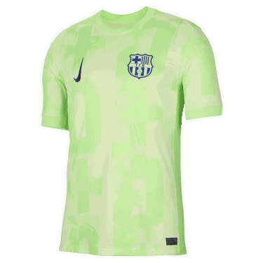 Dres Nike Dri-FIT FC Barcelona Stadium 2024/25 Third Football Replica Jersey Zelené | FQ2022-701, 3