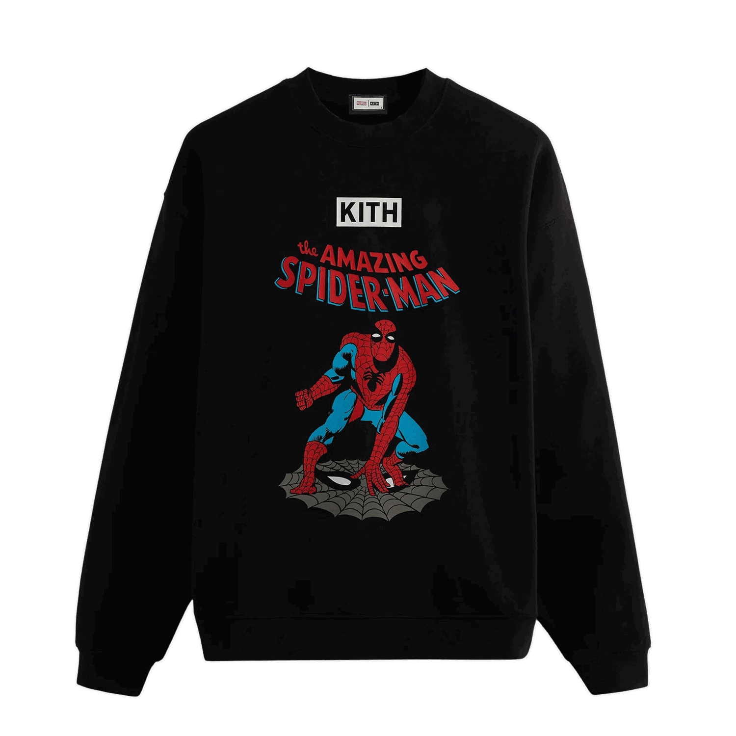 Sveter KITH For Spider-Man Allies Vintage Crewneck Čierna | KHM030597 001, 0
