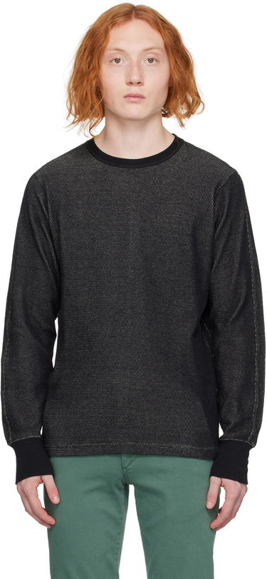 Sveter rag & bone Rag & Bone Collin Long Sleeve T-Shirt Čierna | MBC22HT026JQ26, 0