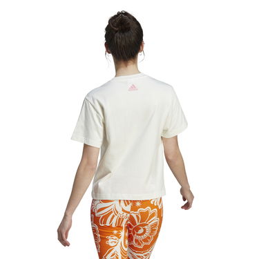 Crop Top adidas Performance Floral Graphic T-Shirt Biela | IM2391, 1