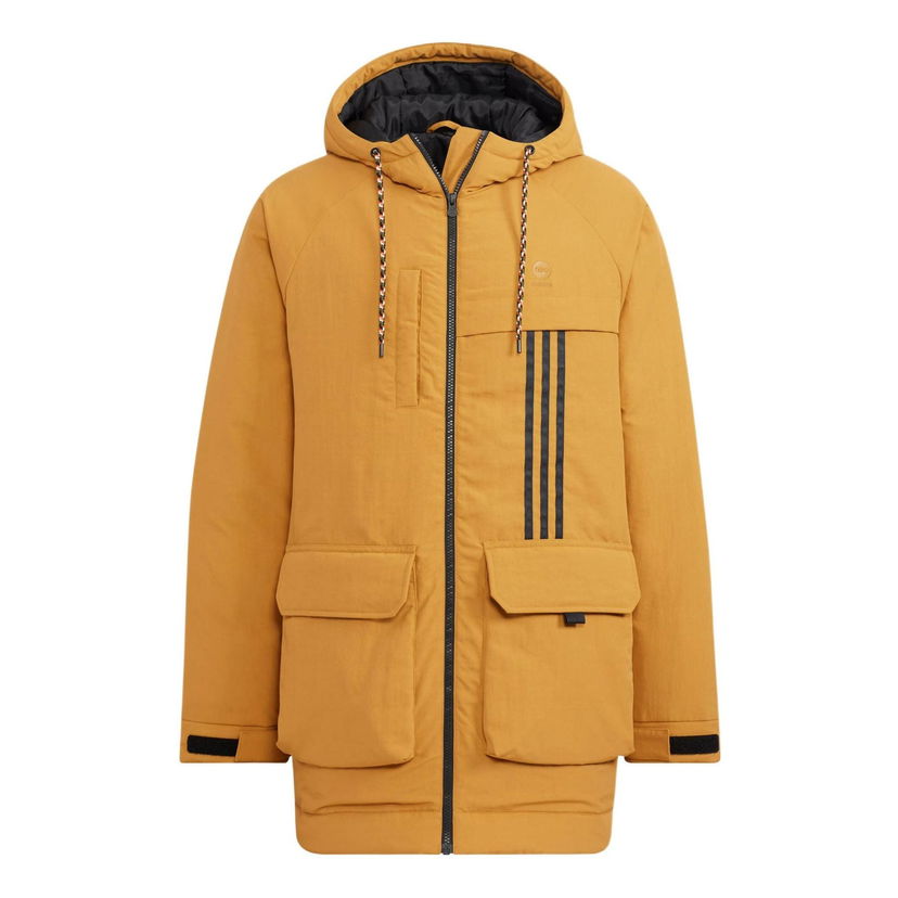 Parka adidas Originals Neo Logo Padded Parka Žltá | HN4761