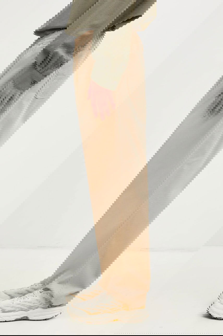 Nohavice Carhartt WIP Loose-Fit Elasticated Waist Flint Pant Béžová | I029919.WALL, 1