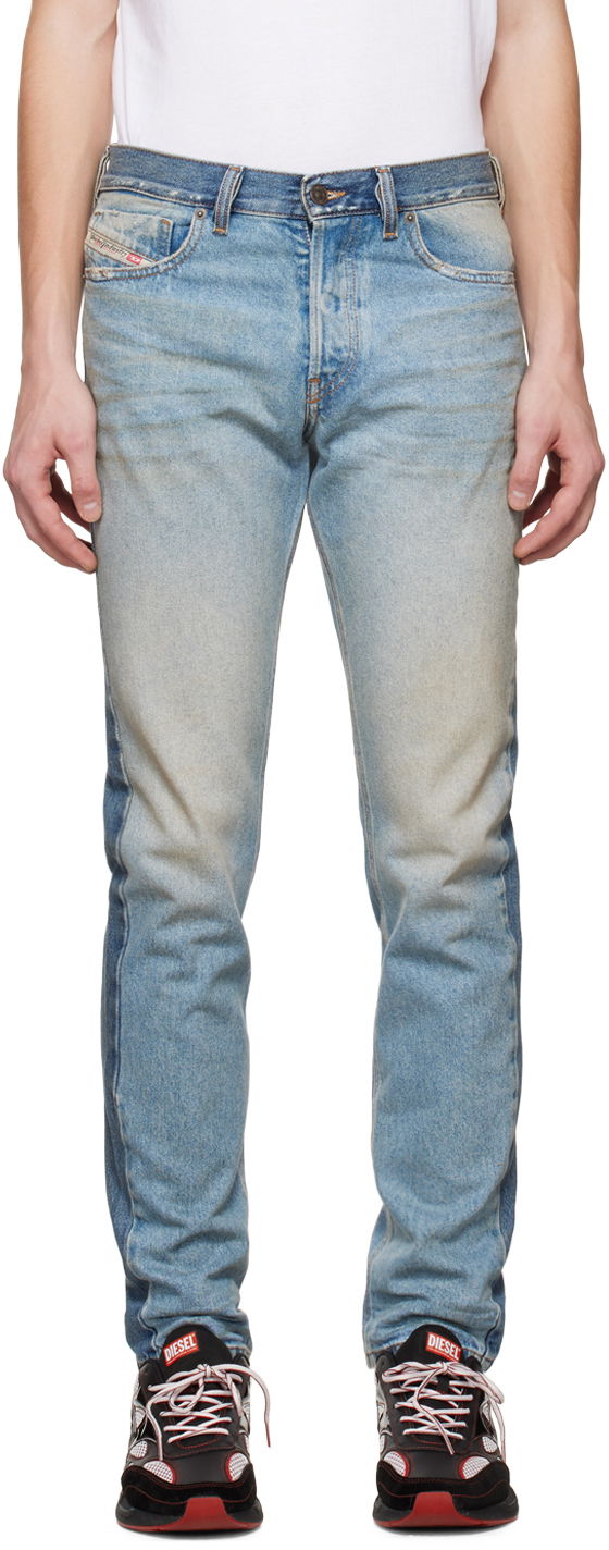 Džínsy Diesel 1995 Faded Slim Jeans Modrá | A0711609E21