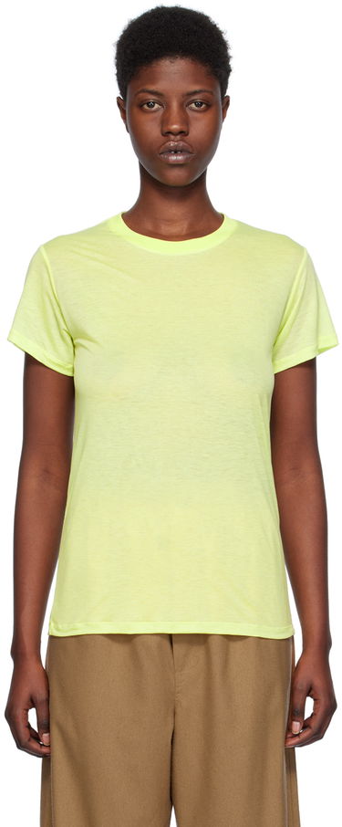 Tričko Baserange Crewneck T-Shirt Žltá | TOCT-BL-SP24, 0