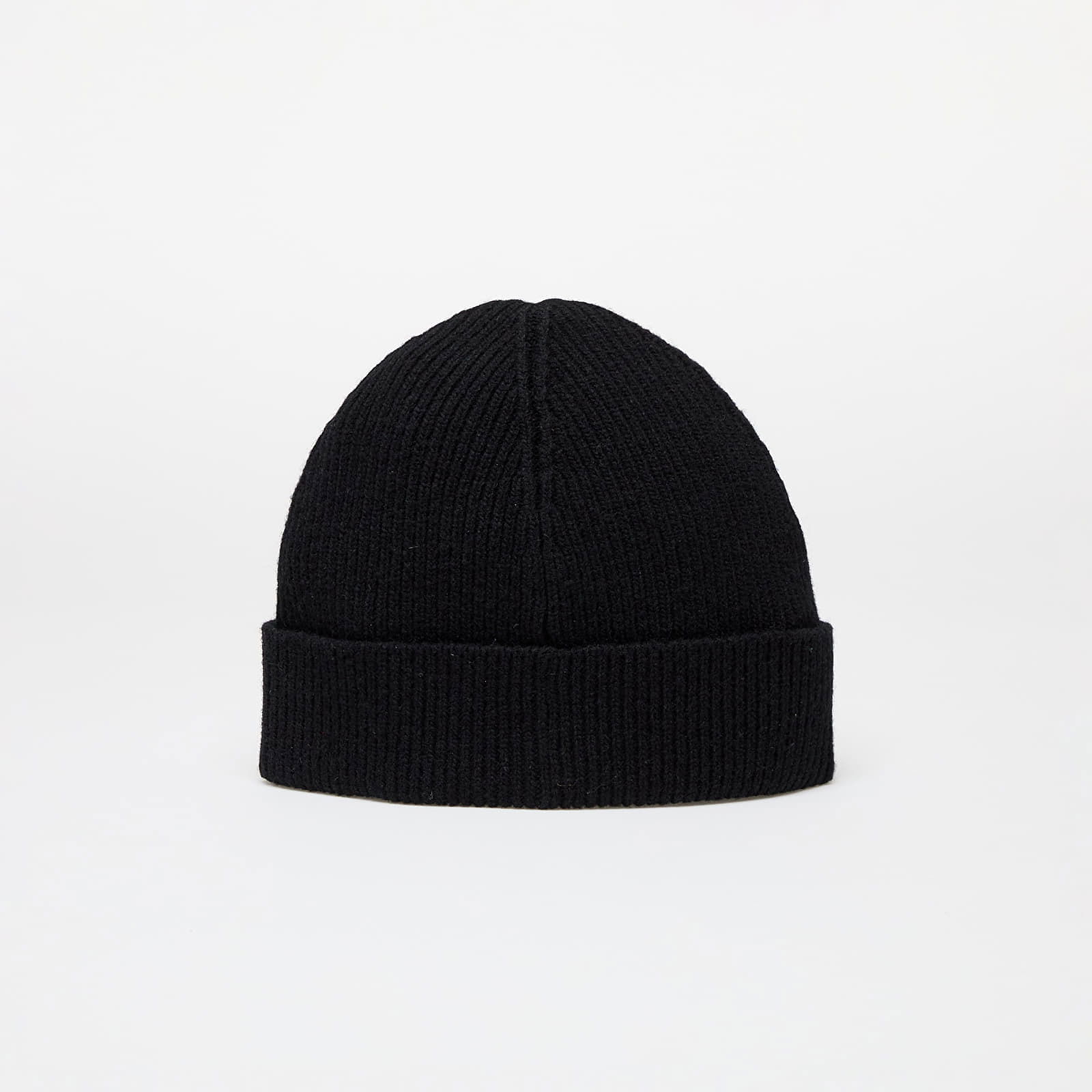 Ribbed Structure Beanie Black Universal