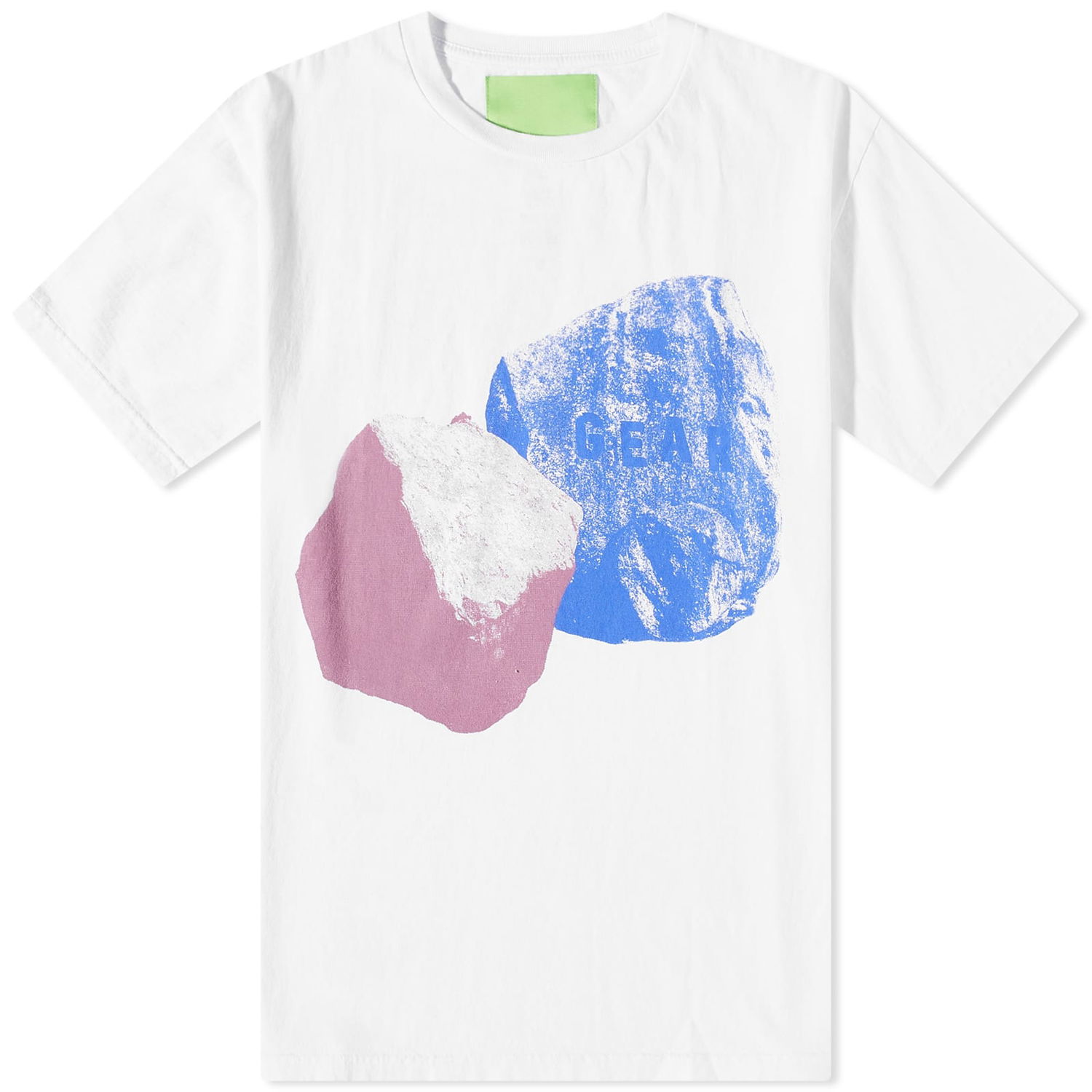 Tričko Mister Green Rocks Tee Biela | MG-ROCKS-TEE-WHT, 0