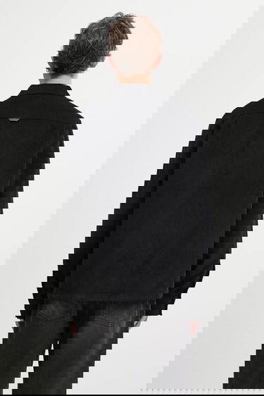 Košeľa Fred Perry Corduroy Shirt Regular Classic Collar Čierna | M1717, 2