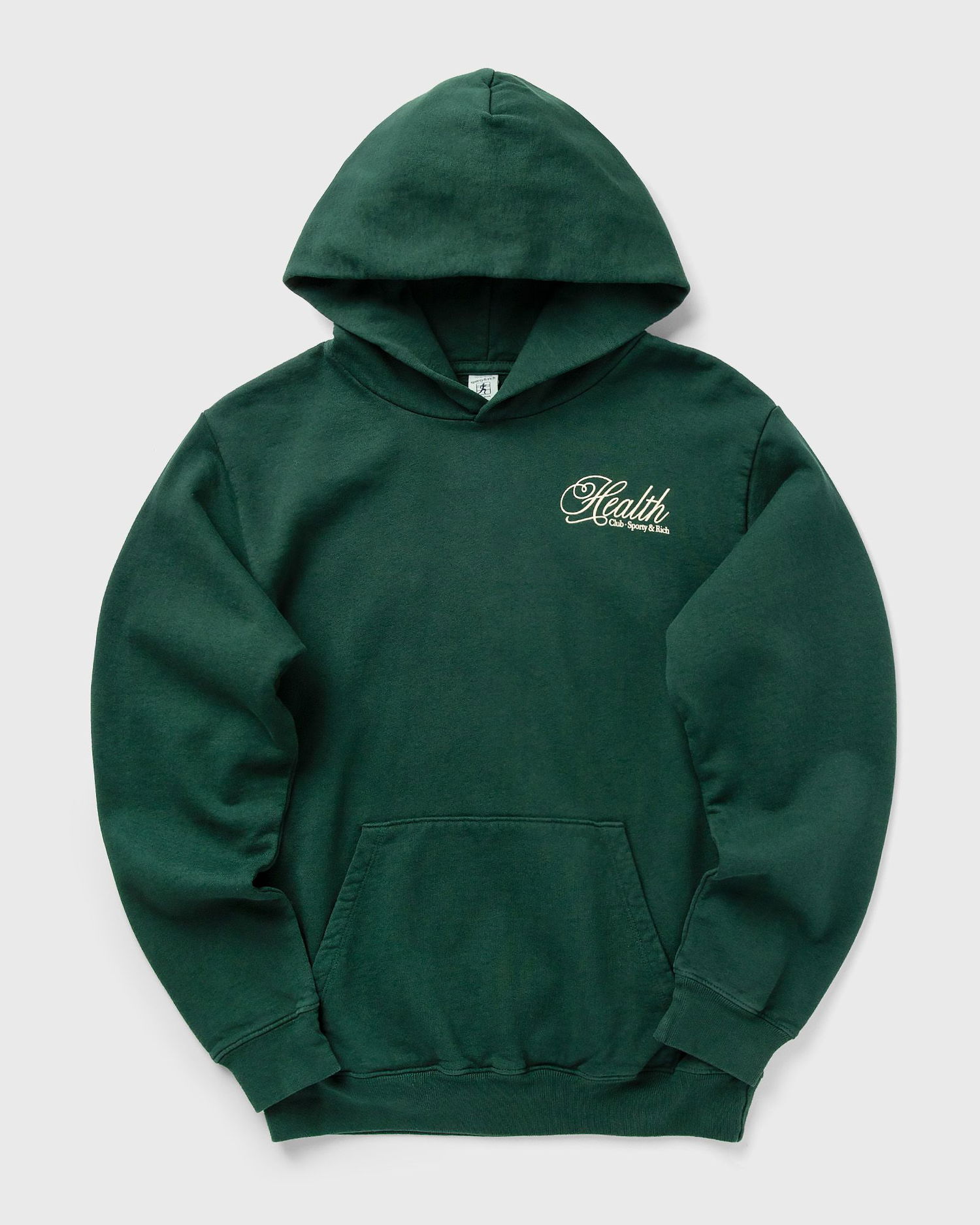 Mikina Sporty & Rich Script Logo Graphic Hoodie Zelené | ST070511078GR10, 0
