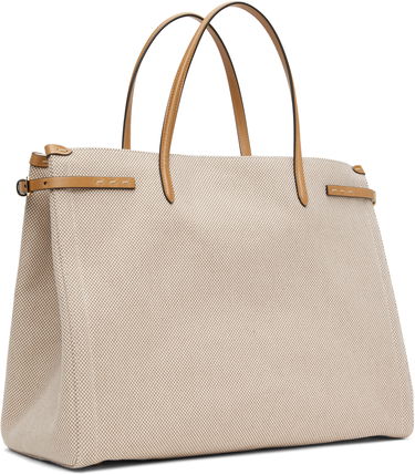 Tote bag Valentino Valentino Garavani Antibes Large Canvas Tote Béžová | 6W2B0R18EZT, 2