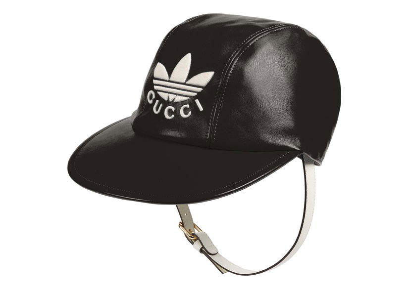Šiltovka Gucci adidas x Baseball Hat with Chin Strap Black Čierna | 724622 3HANU 1077