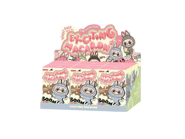 Zberateľské POP MART Labubu The Monsters Tasty Macarons Vinyl Figure Blind Box Ružová | LABUBUMONCASE, 0