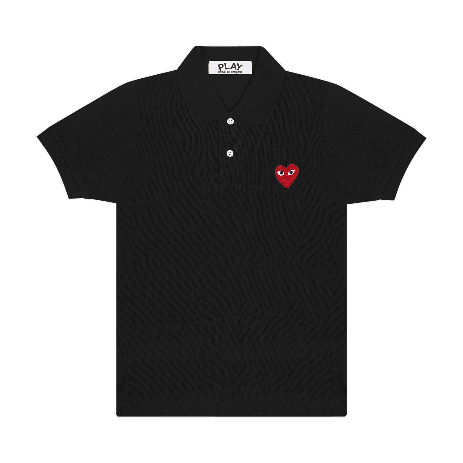 Polo tričko Comme des Garçons PLAY Emblem Polo Tee Čierna | AZ T005 051 1, 0