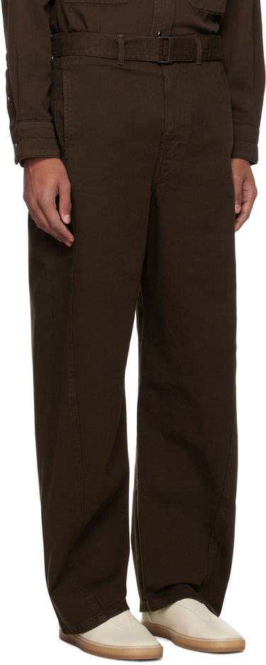 Cargo nohavice LEMAIRE Lemaire Exclusive Wide-Leg Trousers Béžová | PA326 LD1001, 4
