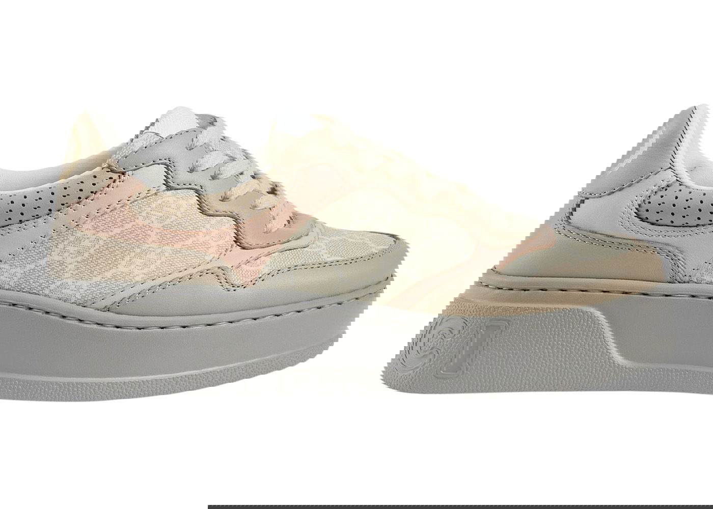 Tenisky a topánky Gucci GG Sneaker Oatmeal Light Pink GG Supreme (W) Šedá | ‎700775 UPG90 9595, 0
