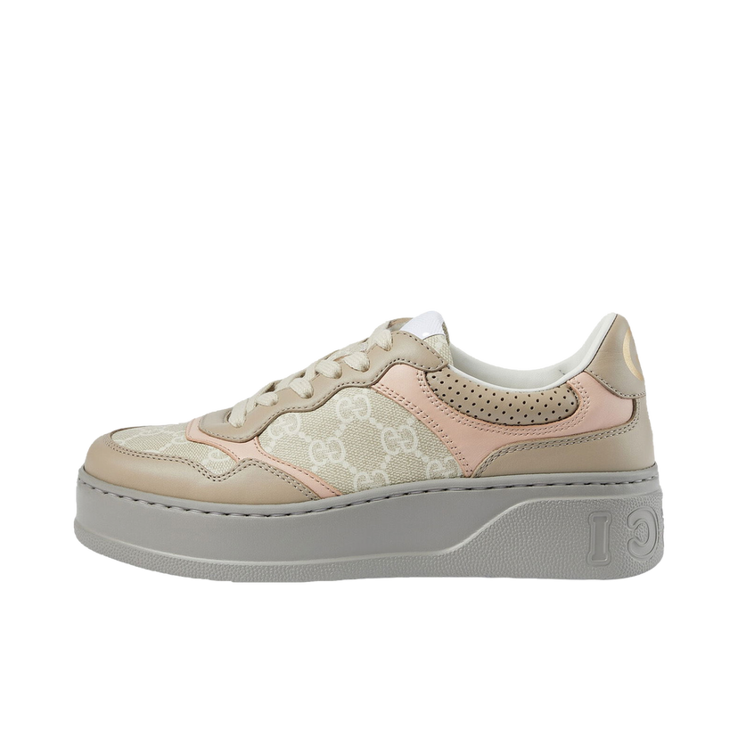 Tenisky a topánky Gucci GG Sneaker Oatmeal Light Pink GG Supreme (W) Šedá | ‎700775 UPG90 9595