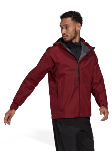 Vetrovka adidas Performance Terrex GORE-TEX Paclite Rain Jacket Vínová | HH9183