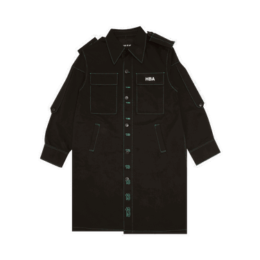 Kabáty Hood By Air Twill Trench Coat Čierna | HBA 157 02 fbd1880aGoatBlackFriday, 0