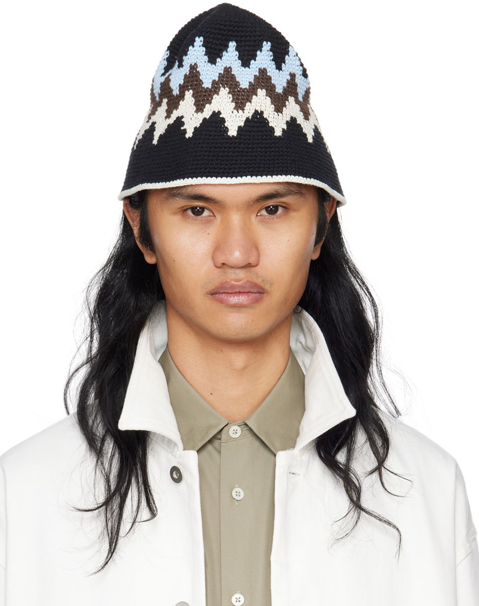 Klobúk Jil Sander Crochet Bucket Hat Čierna | J47ZZ0112_J15412, 0