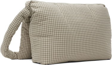 Taška cez rameno ERL ERL Plaid Messenger Bag Béžová | ERL09K031, 2