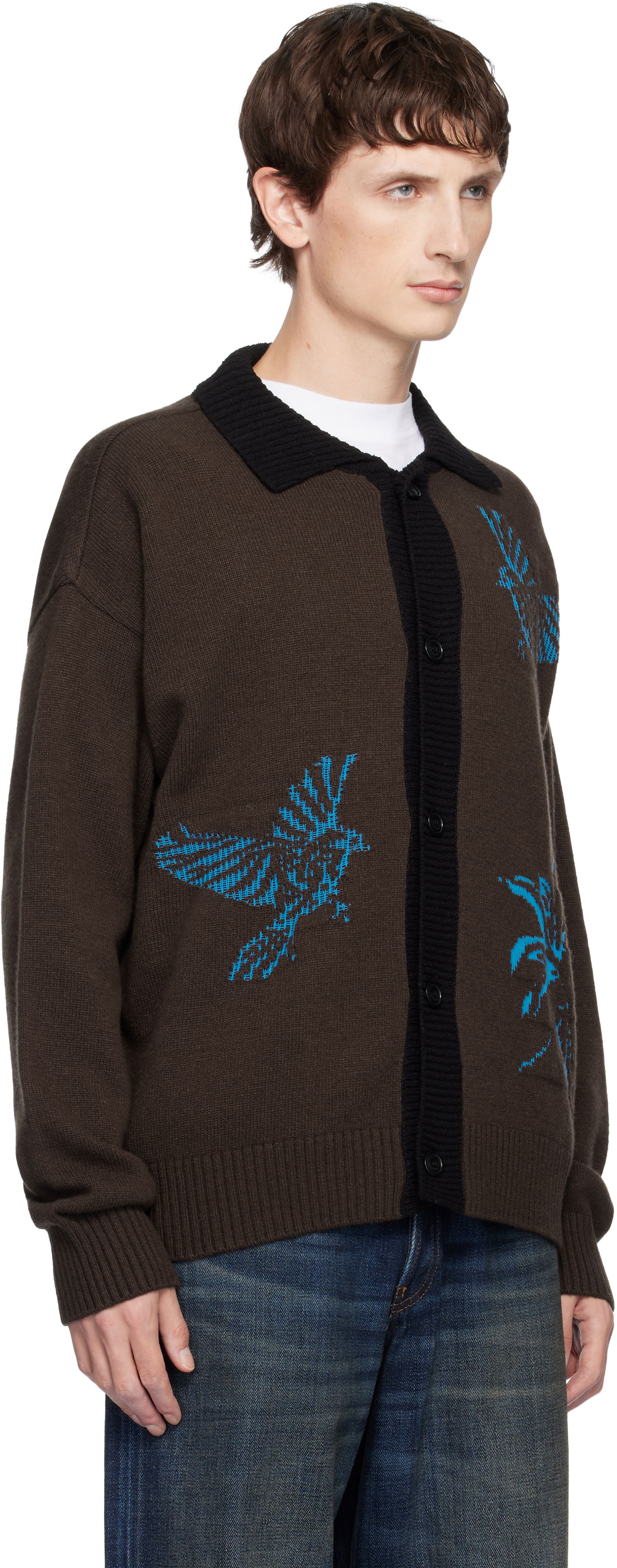 Sveter Andersson Bell Andersson Bell Bird Intarsia Cardigan Rôznofarebný | atb1371u, 1