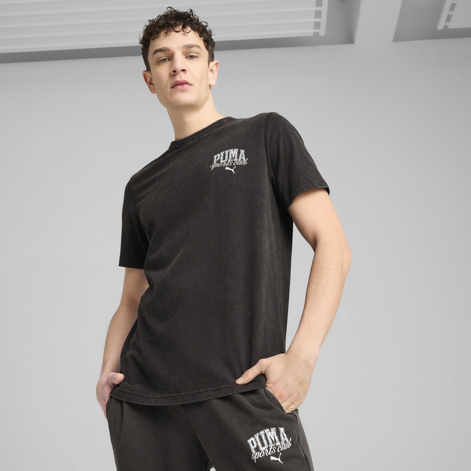 Tričko Puma Class Washed T-Shirt Čierna | 684640_01, 0