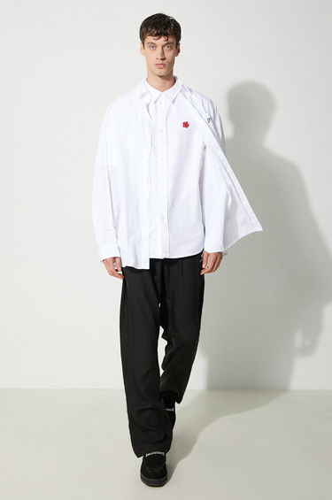 Košeľa KENZO Boke Flower Crest Relaxed Shirt Biela | FE65CH1239LO.01, 1