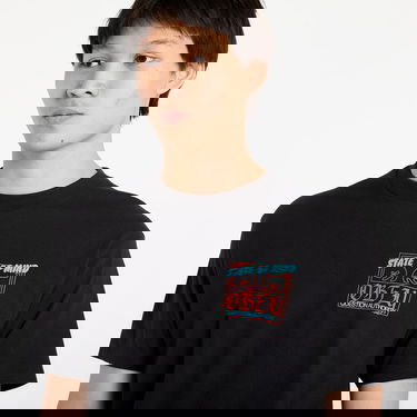 Tričko OBEY State Of Mind Classic T-Shirt Čierna | 165264244-BLK, 4