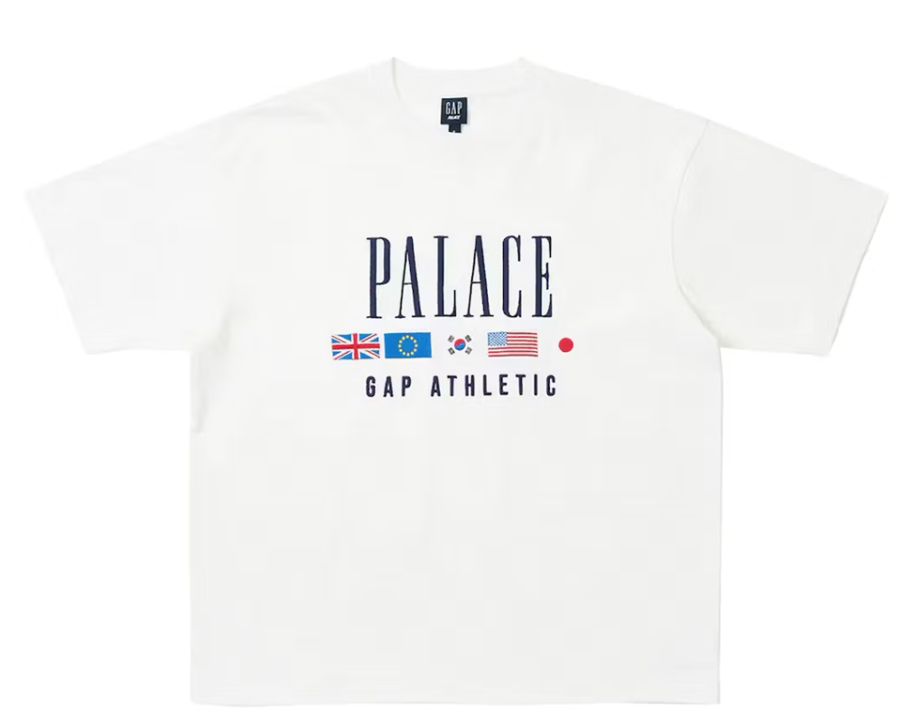 Tričko Palace Gap Heavy x Jersey T-Shirt White Biela | 427465019, 0
