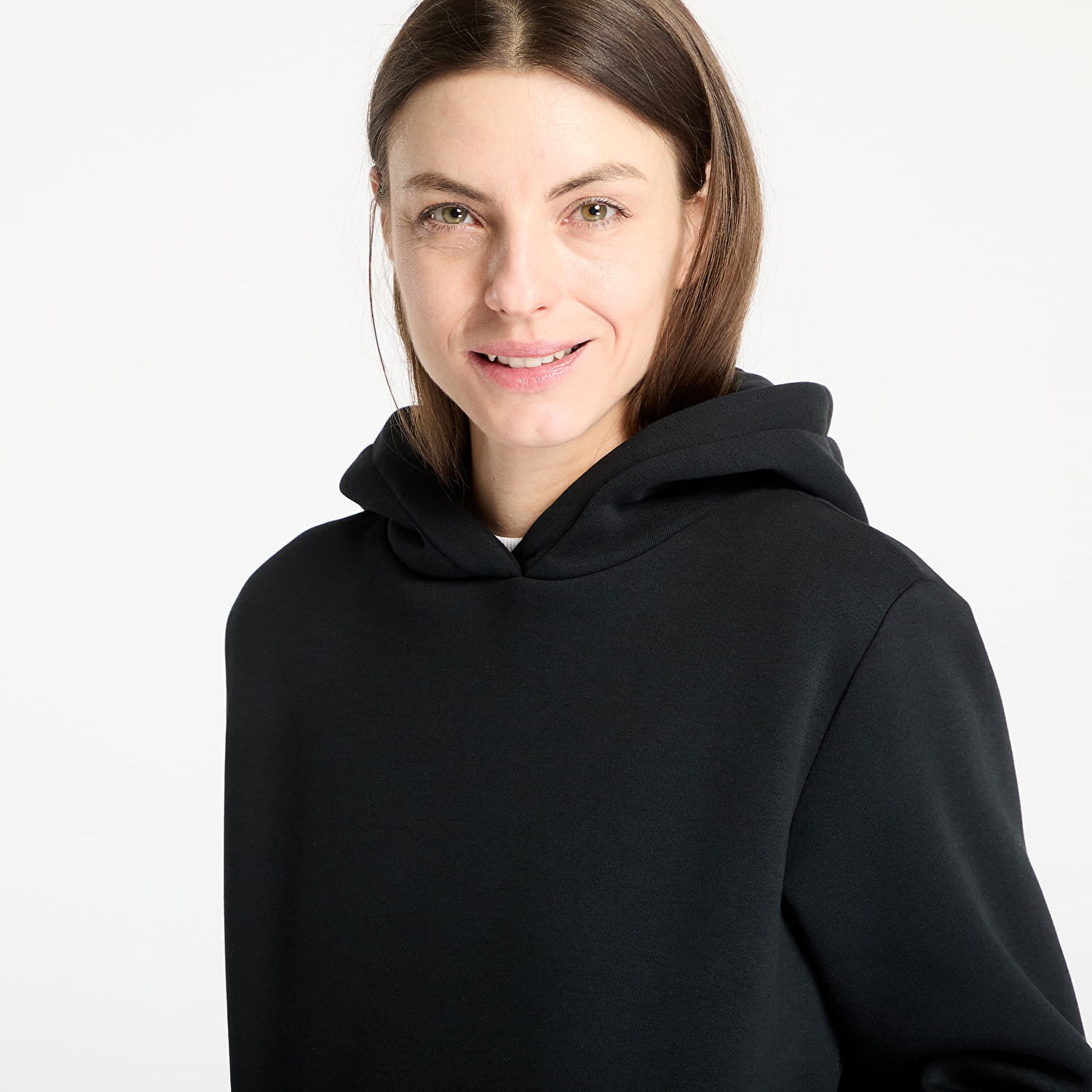Mikina Urban Classics Urban Classics Fluffy Hoody Čierna | TB7105-00007, 1