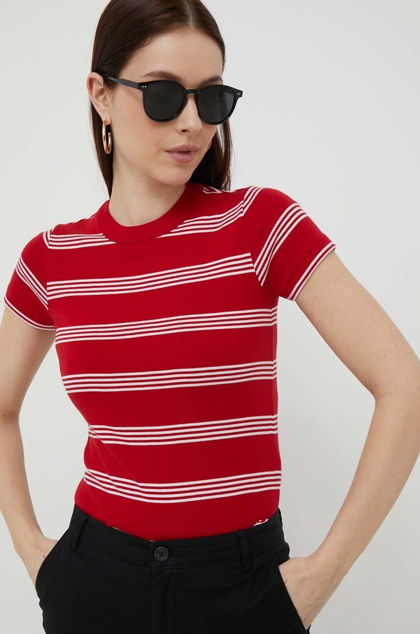Tričko Polo by Ralph Lauren Stripe Tee Červená | 211891520, 0