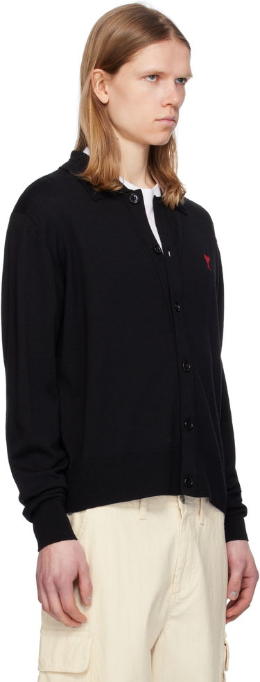 Sveter AMI AMI de Coeur Cardigan Čierna | HKC211.KN0025, 1