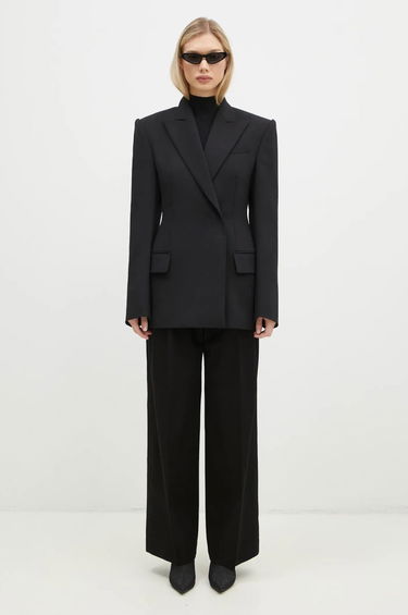 Sveter MAISON KITSUNÉ Maison Kitsuné Black Baby Fox Patch Turtleneck Čierna | NW00807KT1091, 4