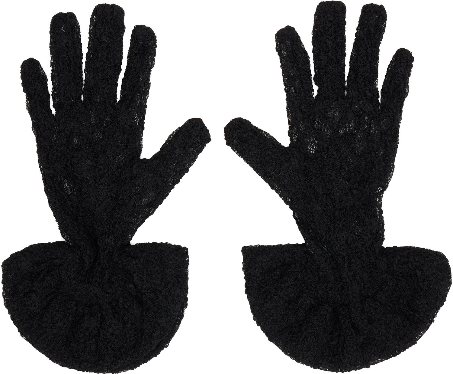 Rukavice Anna Sui Anna Sui Short Lace Gloves Čierna | 1125L94, 0