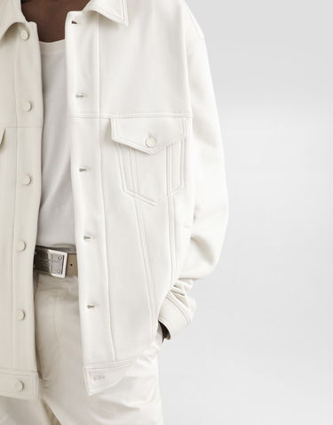Bunda Dolce & Gabbana Dolce & Gabbana Cotton Fleece Jacket Biela | G9BKBTHU7O5W0802, 3