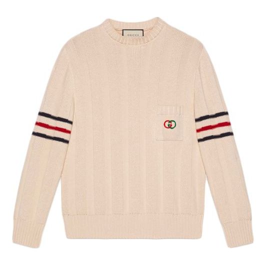 Sveter Gucci Double G Knit Sweater Béžová | 626068-XKBGM-9071, 0