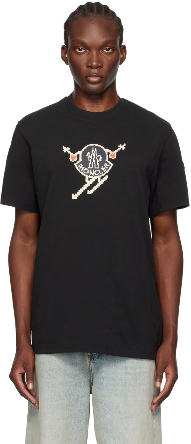 Black Ski Logo T-shirt