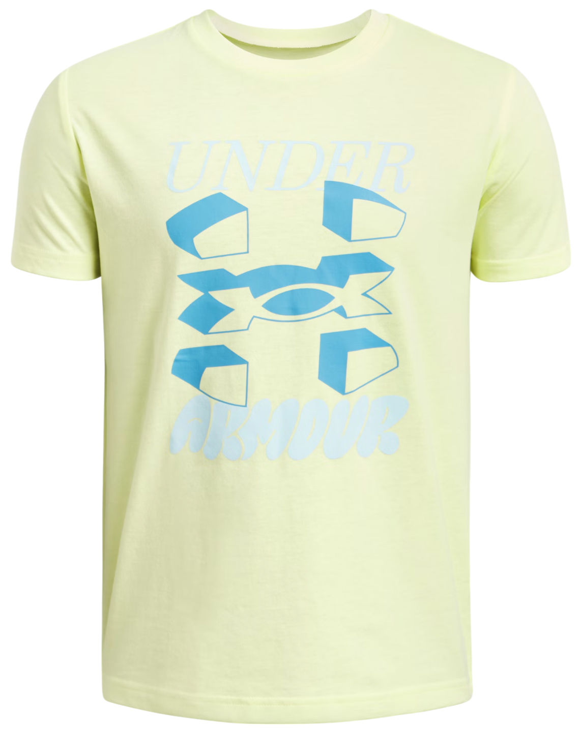 Tričko Under Armour Split Big Logo Short Sleeve T-Shirt Žltá | 1390003-727, 0